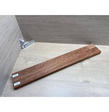 Сапели "Птичий Глаз" заготовка грифа электрогитары Радиал АА Волна ААА 29х(45.5-14.5-45.5)х725 мм - из 3х частей-11