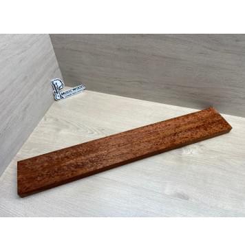 Сапели "Птичий Глаз" заготовка грифа электрогитары Радиал АА Волна ААА 29х(45.5-14.5-45.5)х725 мм - из 3х частей-0