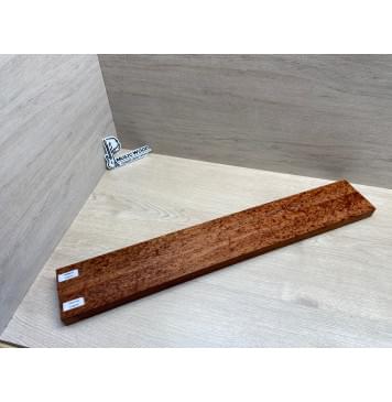 Сапели "Птичий Глаз" заготовка грифа электрогитары Радиал АА Волна ААА 29х(45.5-14.5-45.5)х725 мм - из 3х частей-14