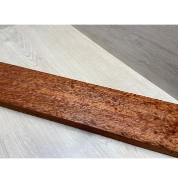 Сапели "Птичий Глаз" заготовка грифа электрогитары Радиал АА Волна ААА 29х(45.5-14.5-45.5)х725 мм - из 3х частей-16