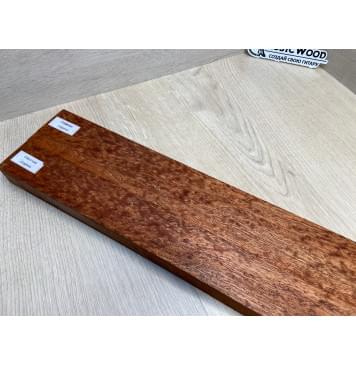 Сапели "Птичий Глаз" заготовка грифа электрогитары Радиал АА Волна ААА 29х(45.5-14.5-45.5)х725 мм - из 3х частей-15