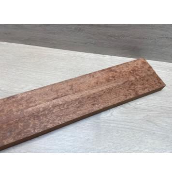 Сапели "Птичий Глаз" заготовка грифа электрогитары Радиал АА Волна ААА 27х(46-16-46)х735 мм - из 3х частей-19