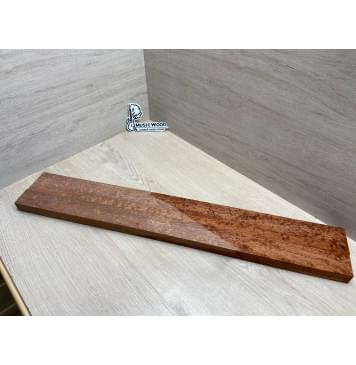 Сапели "Птичий Глаз" заготовка грифа электрогитары Радиал АА Волна ААА 27х(46-16-46)х735 мм - из 3х частей-17