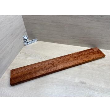 Сапели "Птичий Глаз" заготовка грифа электрогитары Радиал АА Волна ААА 27х(46-16-46)х735 мм - из 3х частей-18