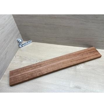 Сапели Волнистый заготовка грифа электрогитары Радиал ААААА Волна АА 27х(43-18-43)х730 мм - из 3х частей-2