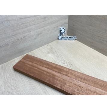 Сапели Волнистый заготовка грифа электрогитары Радиал ААААА Волна АА 27х(43-18-43)х730 мм - из 3х частей-4