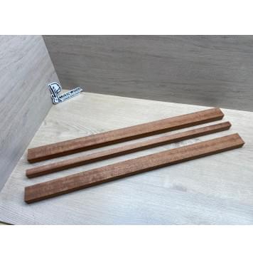 Сапели Волнистый заготовка грифа электрогитары Радиал ААААА Волна АА 27х(43-18-43)х730 мм - из 3х частей-3