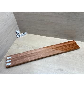 Сапели Волнистый заготовка грифа электрогитары Радиал ААААА Волна АА 27х(43-18-43)х730 мм - из 3х частей-11