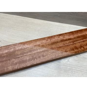 Сапели Волнистый заготовка грифа электрогитары Радиал ААААА Волна АА 27х(43-18-43)х730 мм - из 3х частей-14