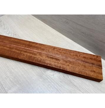 Сапели Волнистый заготовка грифа электрогитары Радиал ААААА Волна АА 27х(43-18-43)х730 мм - из 3х частей-13