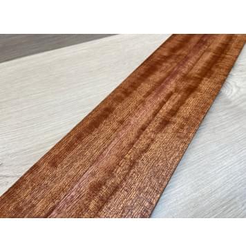 Сапели Волнистый заготовка грифа электрогитары Радиал ААААА Волна АА 27х(43-18-43)х730 мм - из 3х частей-16