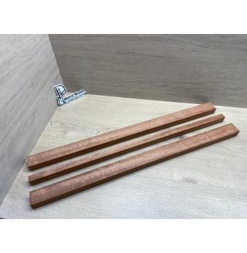 Сапели Волнистый заготовка грифа электрогитары Радиал ААААА Волна АА 27х(42-20-42)х735 мм - из 3х частей-6