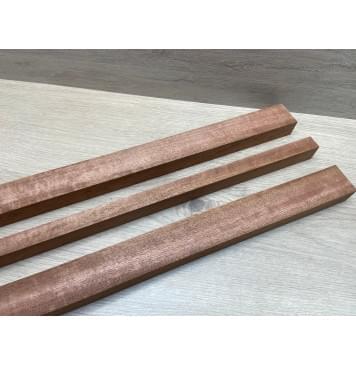 Сапели Волнистый заготовка грифа электрогитары Радиал ААААА Волна АА 27х(42-20-42)х735 мм - из 3х частей-10