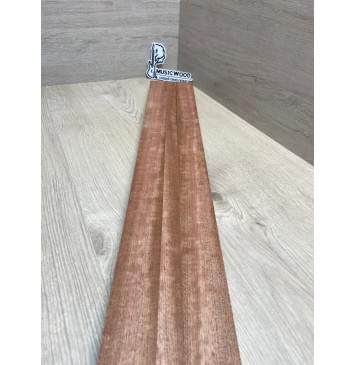 Сапели Волнистый заготовка грифа электрогитары Радиал ААААА Волна АА 27х(42-20-42)х735 мм - из 3х частей-3