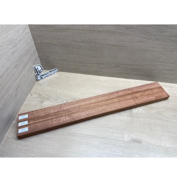 Сапели Волнистый заготовка грифа электрогитары Радиал ААААА Волна АА 27х(42-20-42)х735 мм - из 3х частей-8