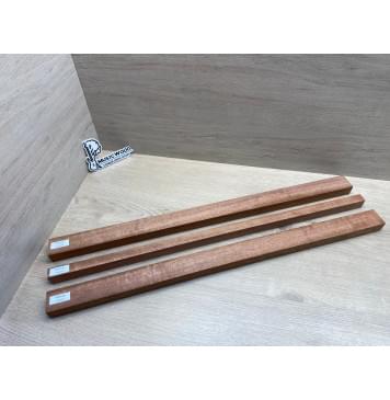 Сапели Волнистый заготовка грифа электрогитары Радиал ААААА Волна АА 27х(42-20-42)х735 мм - из 3х частей-7