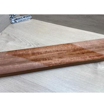 Сапели Волнистый заготовка грифа электрогитары Радиал ААААА Волна АА 27х(42-20-42)х735 мм - из 3х частей-13