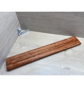 Сапели Волнистый заготовка грифа электрогитары Радиал ААААА Волна АА 27х(42-20-42)х735 мм - из 3х частей-0