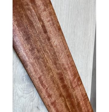 Сапели Волнистый заготовка грифа электрогитары Радиал ААААА Волна АА 27х(42-20-42)х735 мм - из 3х частей-16