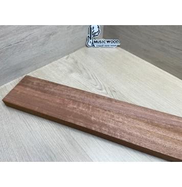 Сапели Волнистый заготовка грифа электрогитары Радиал ААА Волна АА 25.5х(40.5-18.3-40.5)х735 мм - из 3х частей-2