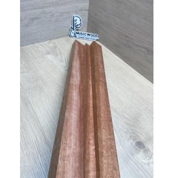 Сапели Волнистый заготовка грифа электрогитары Радиал ААА Волна АА 25.5х(40.5-18.3-40.5)х735 мм - из 3х частей-6