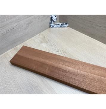 Сапели заготовка грифа электрогитары Радиал АА 29х(46-20-46)х715 мм - из 3х частей-2