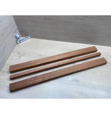 Сапели заготовка грифа электрогитары Радиал АА 29х(46-20-46)х715 мм - из 3х частей-0