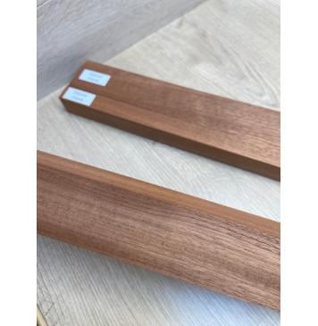 Сапели заготовка грифа электрогитары Радиал АА 29х(46-20-46)х715 мм - из 3х частей-5