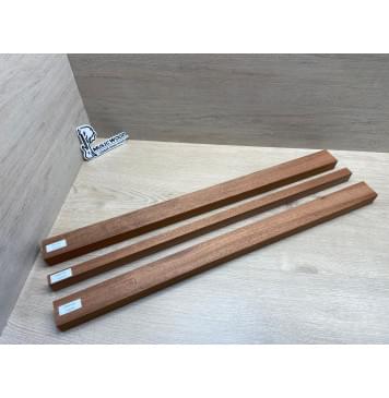 Сапели заготовка грифа электрогитары Радиал АА 29х(46-20-46)х715 мм - из 3х частей-12