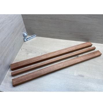 Сапели заготовка грифа электрогитары Радиал АА 28.5х(43.5-19.2-43.5)х742 мм - из 3х частей-2