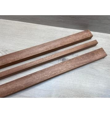 Сапели заготовка грифа электрогитары Радиал АА 28.5х(43.5-19.2-43.5)х742 мм - из 3х частей-1