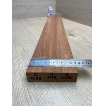 Сапели заготовка грифа электрогитары Радиал АА 28.5х(43.5-19.2-43.5)х742 мм - из 3х частей-5