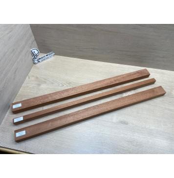 Сапели заготовка грифа электрогитары Радиал АА 28.5х(43.5-19.2-43.5)х742 мм - из 3х частей-11