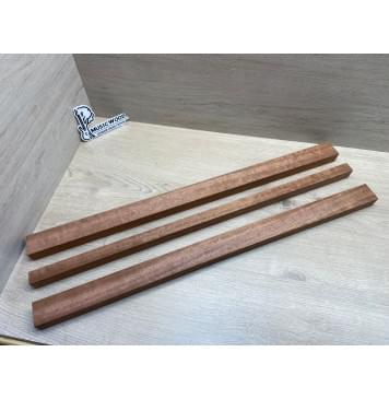 Сапели Волнистый заготовка грифа электрогитары Радиал ААААА Волна АА 27.5х(43-23.5-43)х730 мм - из 3х частей-3