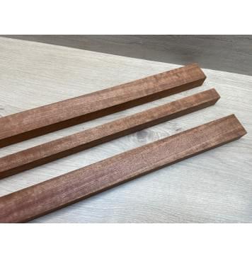 Сапели Волнистый заготовка грифа электрогитары Радиал ААААА Волна АА 27.5х(43-23.5-43)х730 мм - из 3х частей-7