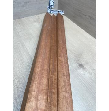 Сапели Волнистый заготовка грифа электрогитары Радиал ААААА Волна АА 27.5х(43-23.5-43)х730 мм - из 3х частей-8