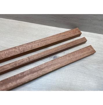 Сапели Волнистый заготовка грифа электрогитары Радиал АА Волна АА 26.5х(42-23.5-42)х730 мм - из 3х частей-13