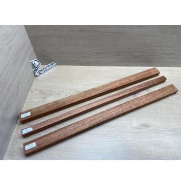 Сапели Волнистый заготовка грифа электрогитары Радиал АА Волна АА 26.5х(42-23.5-42)х730 мм - из 3х частей-11