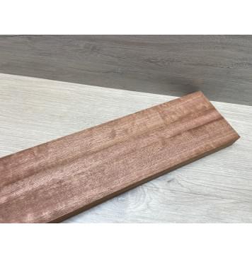 Сапели Волнистый заготовка грифа электрогитары Радиал ААА Волна А 27х(42-20-42)х735 мм - из 3х частей-7