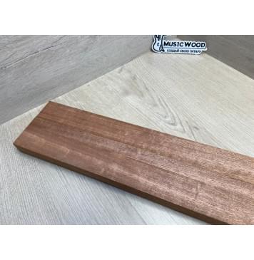 Сапели Волнистый заготовка грифа электрогитары Радиал ААА Волна А 27х(42-20-42)х735 мм - из 3х частей-6