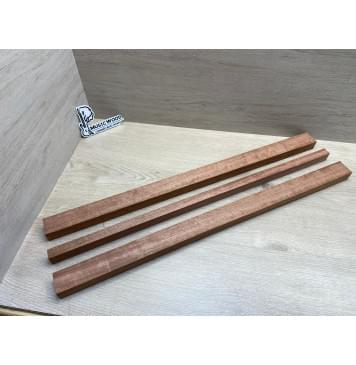 Сапели Волнистый заготовка грифа электрогитары Радиал ААА Волна А 27х(42-20-42)х735 мм - из 3х частей-4