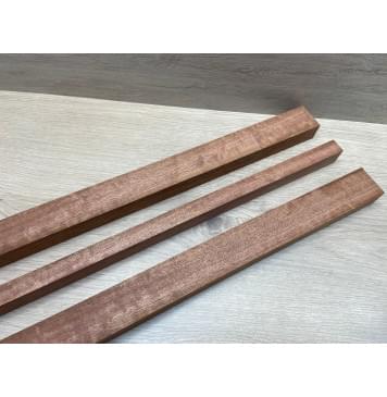 Сапели Волнистый заготовка грифа электрогитары Радиал ААА Волна А 27х(42-20-42)х735 мм - из 3х частей-10