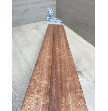 Сапели Волнистый заготовка грифа электрогитары Радиал ААА Волна А 27х(42-20-42)х735 мм - из 3х частей-5