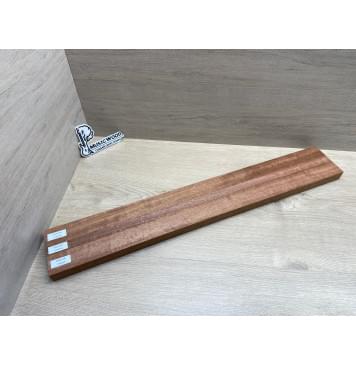 Сапели Волнистый заготовка грифа электрогитары Радиал ААА Волна А 27х(42-20-42)х735 мм - из 3х частей-13