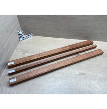 Сапели Волнистый заготовка грифа электрогитары Радиал ААА Волна А 27х(42-20-42)х735 мм - из 3х частей-14