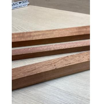 Сапели Волнистый заготовка грифа электрогитары Радиал ААА Волна А 27х(42-20-42)х735 мм - из 3х частей-11