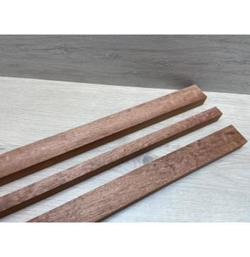 Сапели "Птичий Глаз" заготовка грифа электрогитары Радиал АА Волна АА 26.5х(43.5-21-43.5)х735 мм - из 3х частей-7