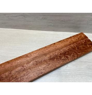 Сапели "Птичий Глаз" заготовка грифа электрогитары Радиал АА Волна АА 26.5х(43.5-21-43.5)х735 мм - из 3х частей-24