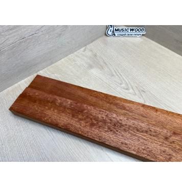 Сапели "Птичий Глаз" заготовка грифа электрогитары Радиал АА Волна АА 26.5х(43.5-21-43.5)х735 мм - из 3х частей-22