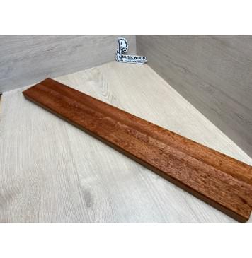 Сапели "Птичий Глаз" заготовка грифа электрогитары Радиал АА Волна АА 26.5х(43.5-21-43.5)х735 мм - из 3х частей-19